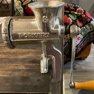 Silver Manual Meat Grinder